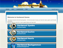 Tablet Screenshot of hardwoodgames.com